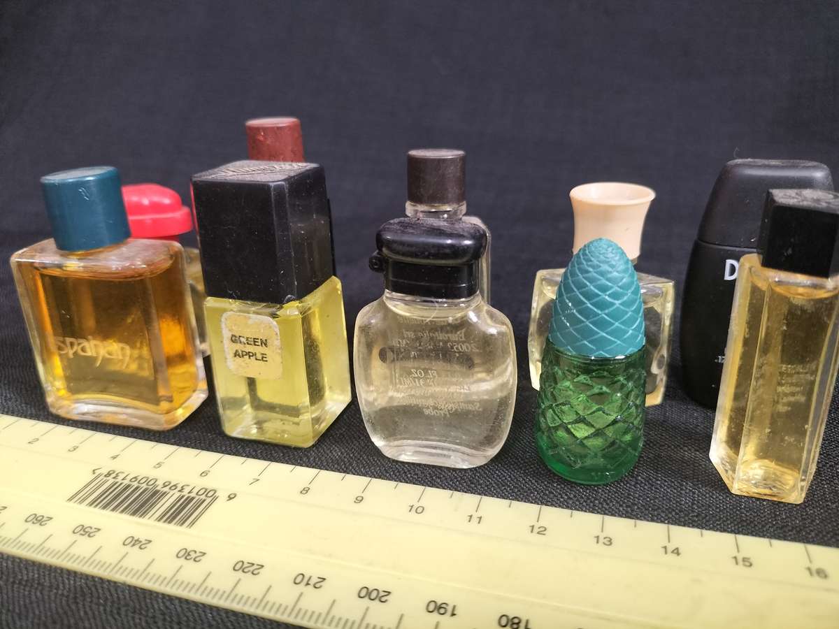 Collection of 10 Vintage Interesting Miniature Perfumes
