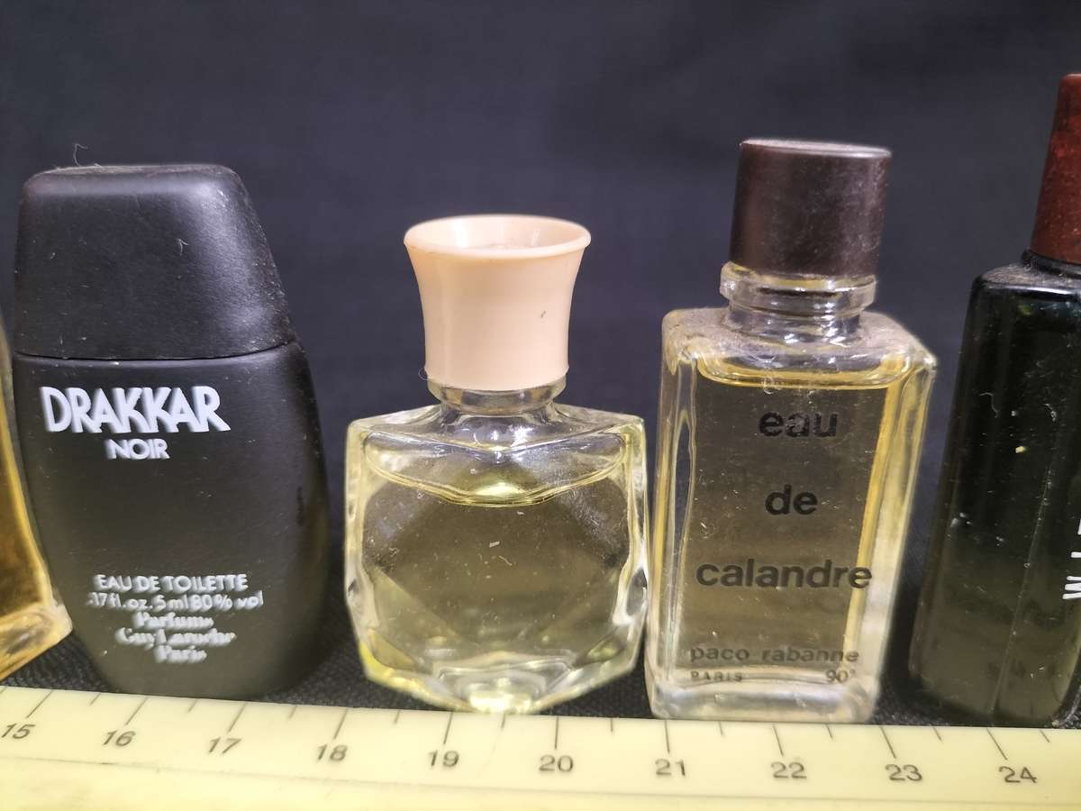 Collection of 10 Vintage Interesting Miniature Perfumes