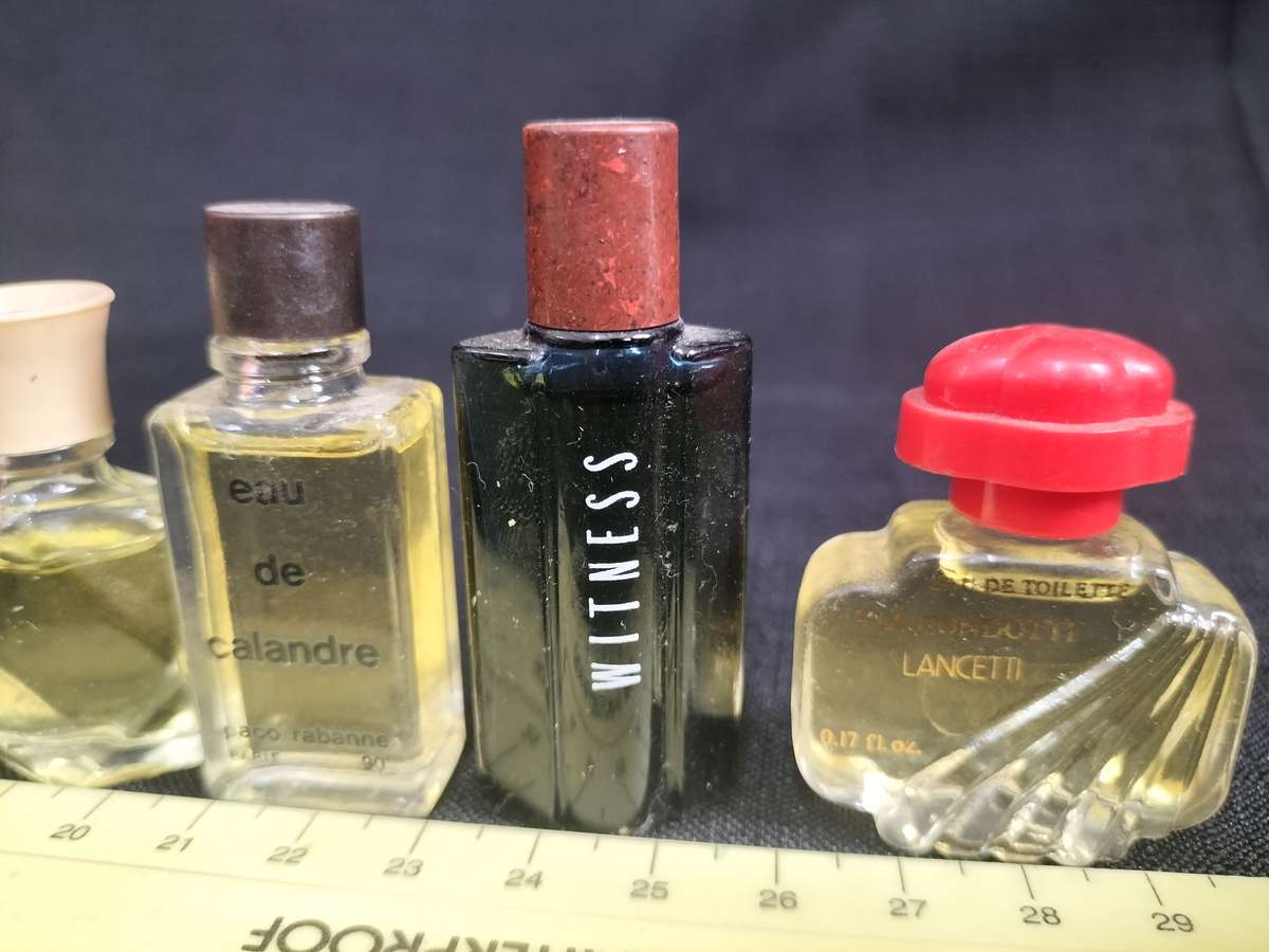 Collection of 10 Vintage Interesting Miniature Perfumes