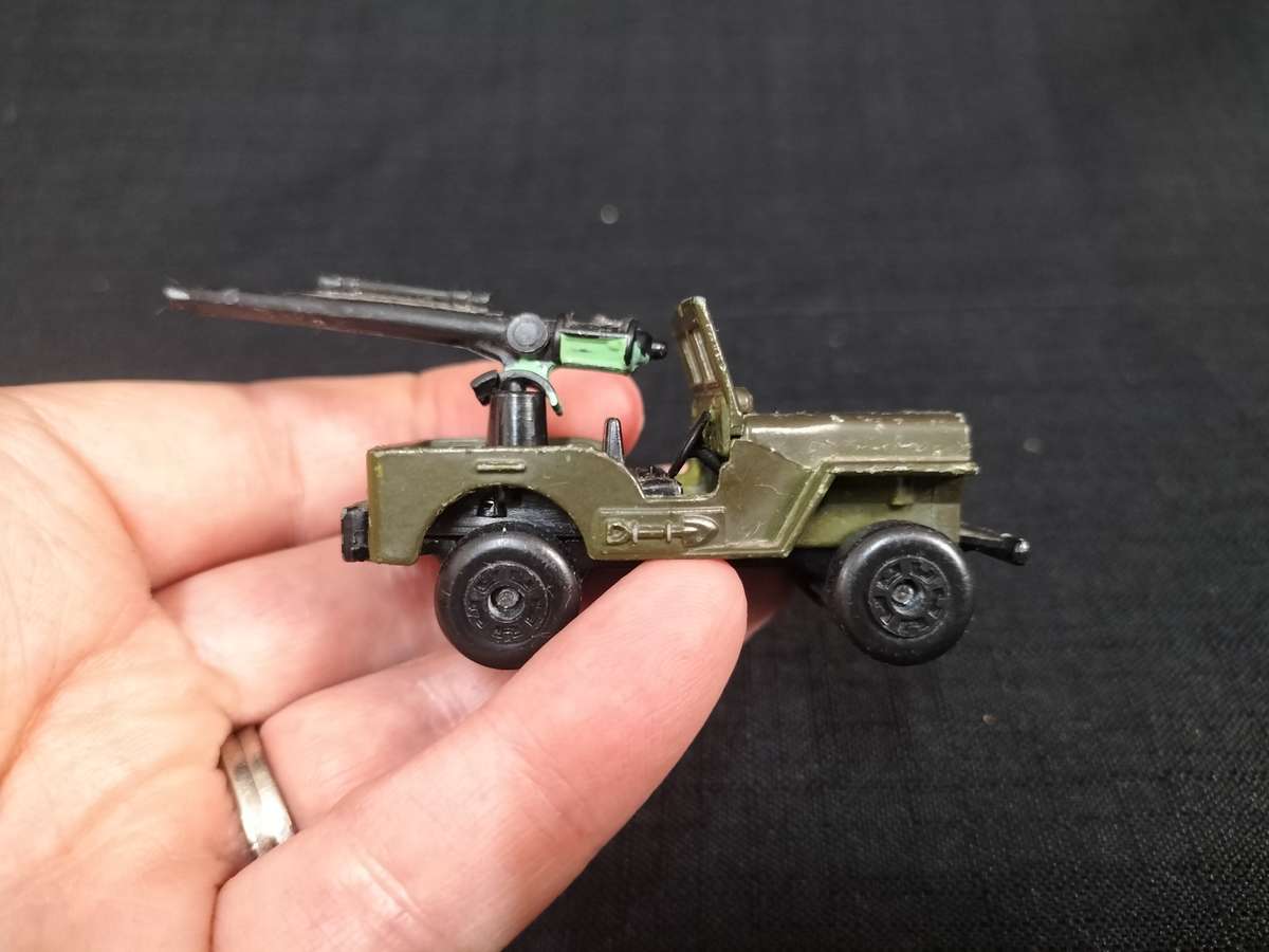 Very Rare Vintage Lesney Match Box Series NO 38 - Armoured Jeep  - View Description