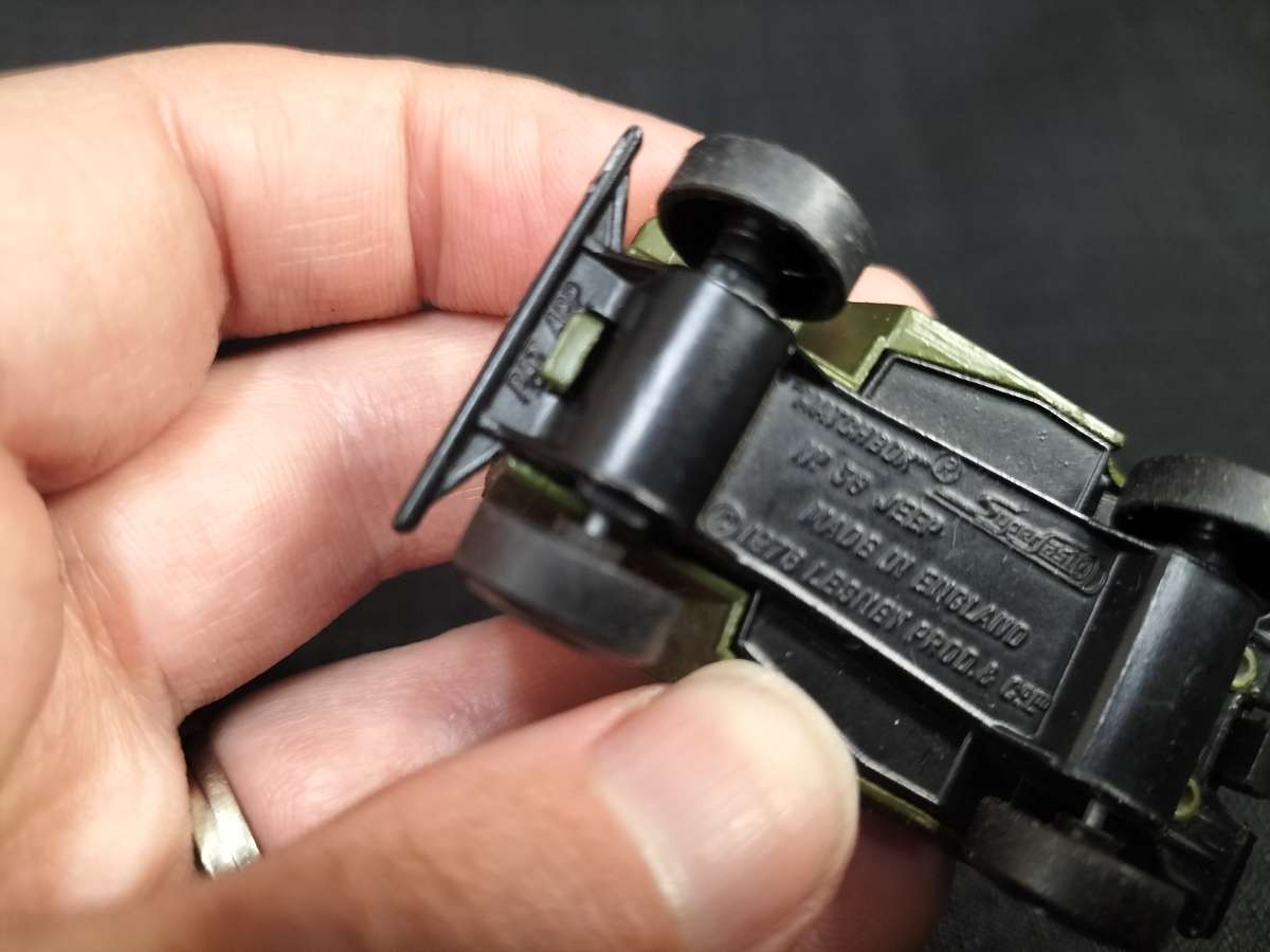 Very Rare Vintage Lesney Match Box Series NO 38 - Armoured Jeep  - View Description