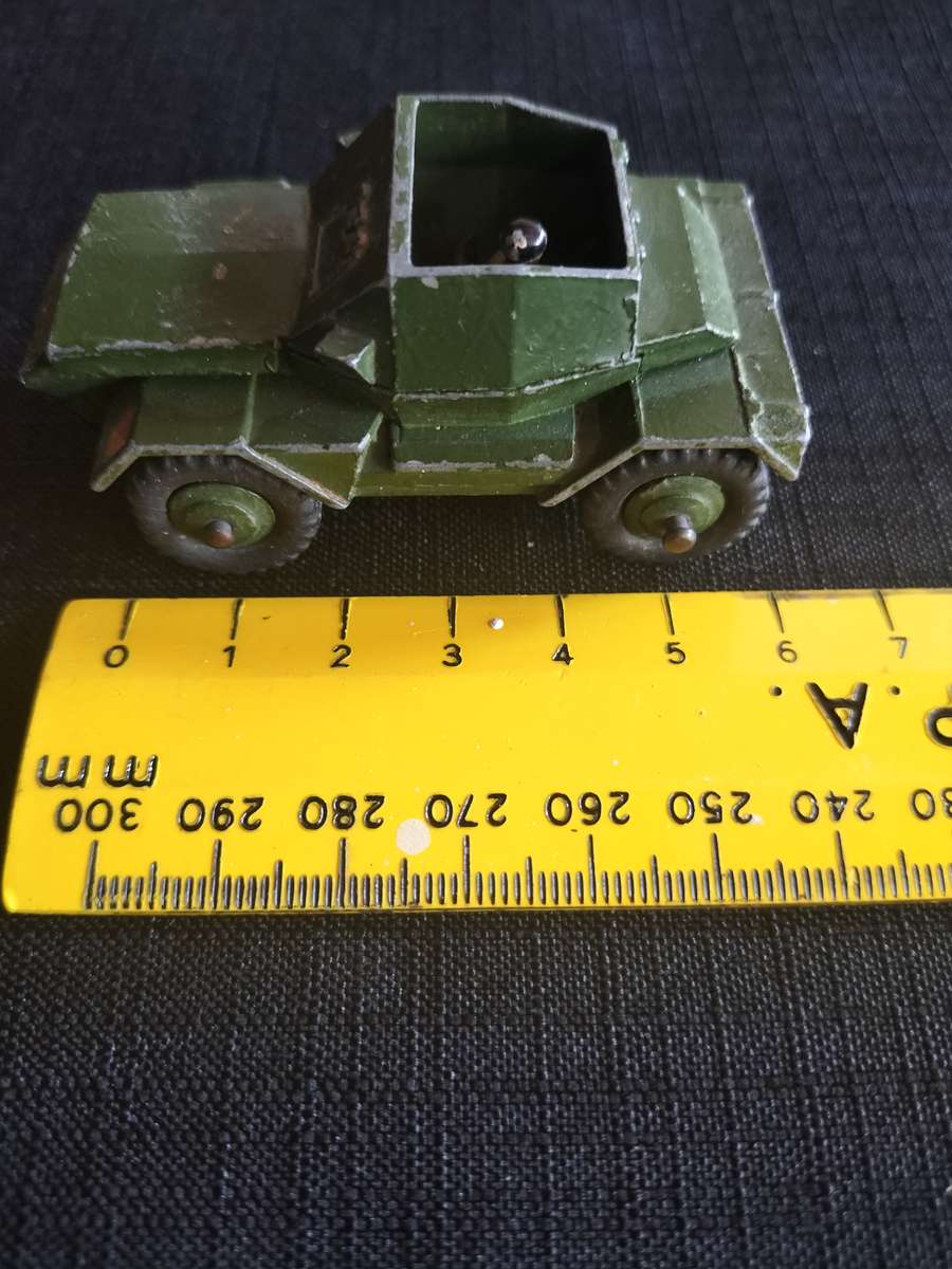 Very Rare Vintage Dinky Toys - NO673-  Meccano LTD - Army Scout Car- Made in England