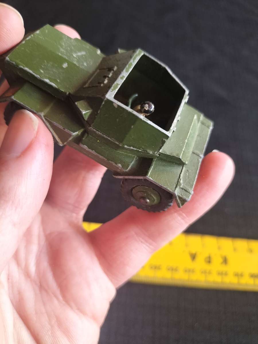 Very Rare Vintage Dinky Toys - NO673-  Meccano LTD - Army Scout Car- Made in England