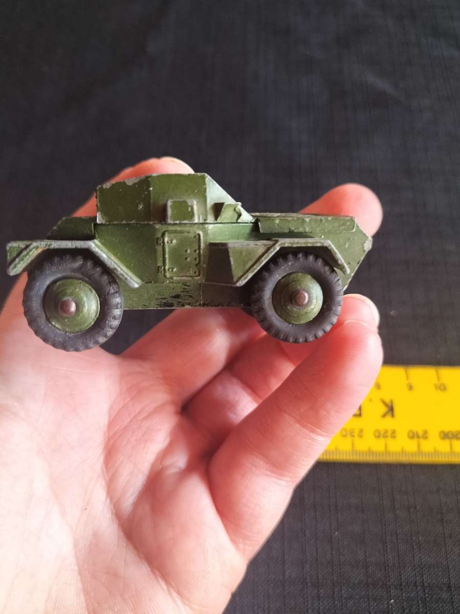 Very Rare Vintage Dinky Toys - NO673-  Meccano LTD - Army Scout Car- Made in England