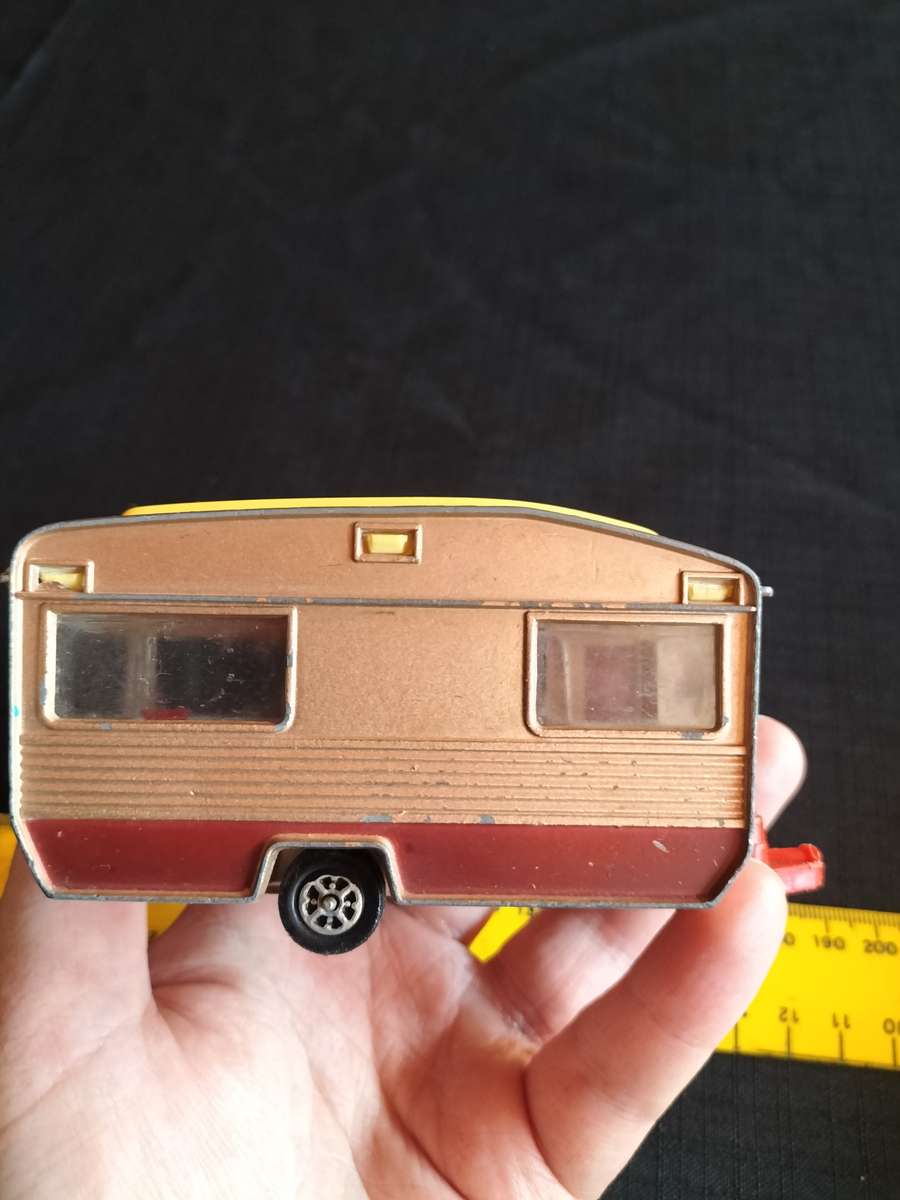 Very Rare Corgi Toys No490 Touring Caravan - Made in GT Britain -View Description