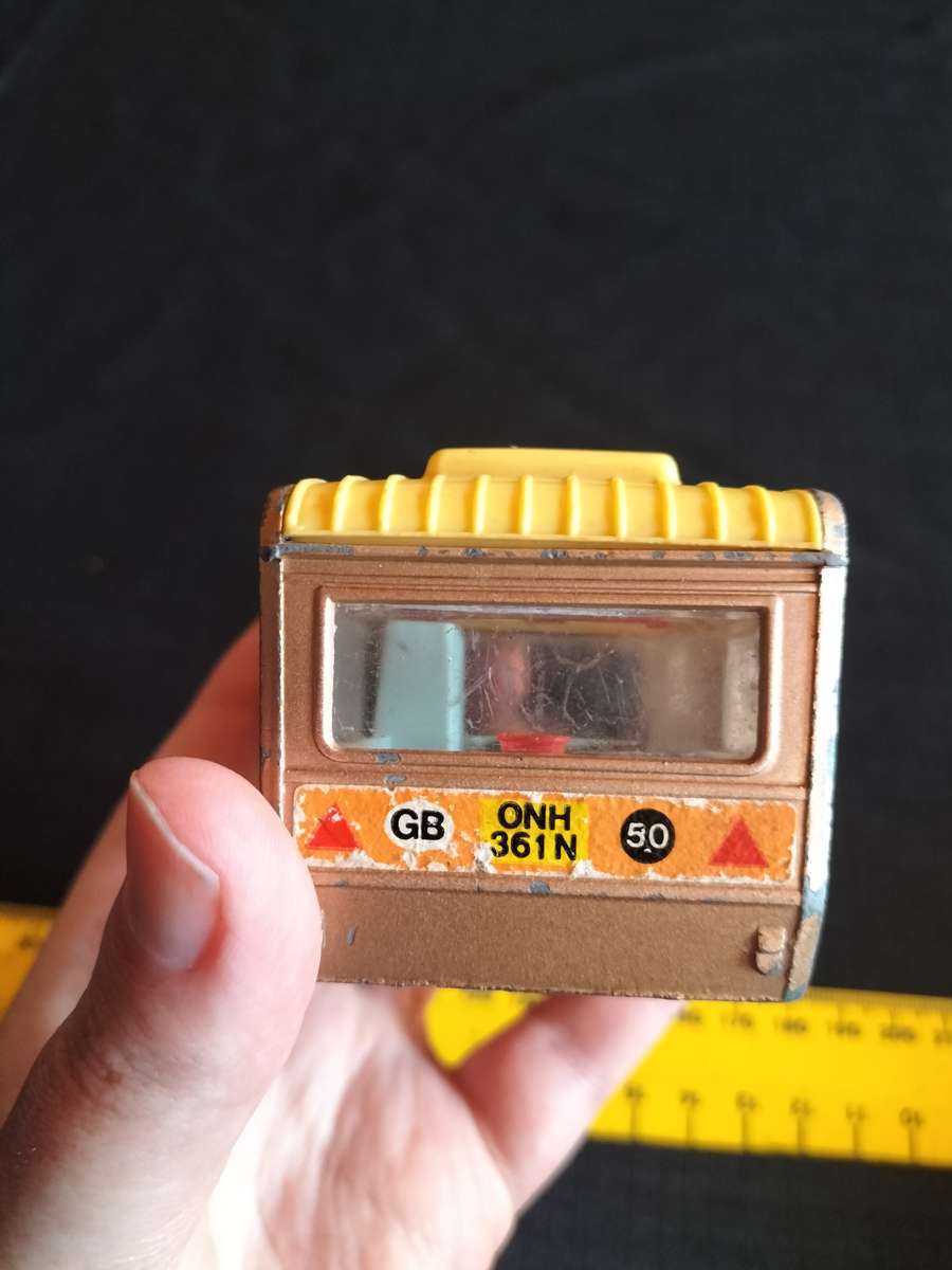 Very Rare Corgi Toys No490 Touring Caravan - Made in GT Britain -View Description