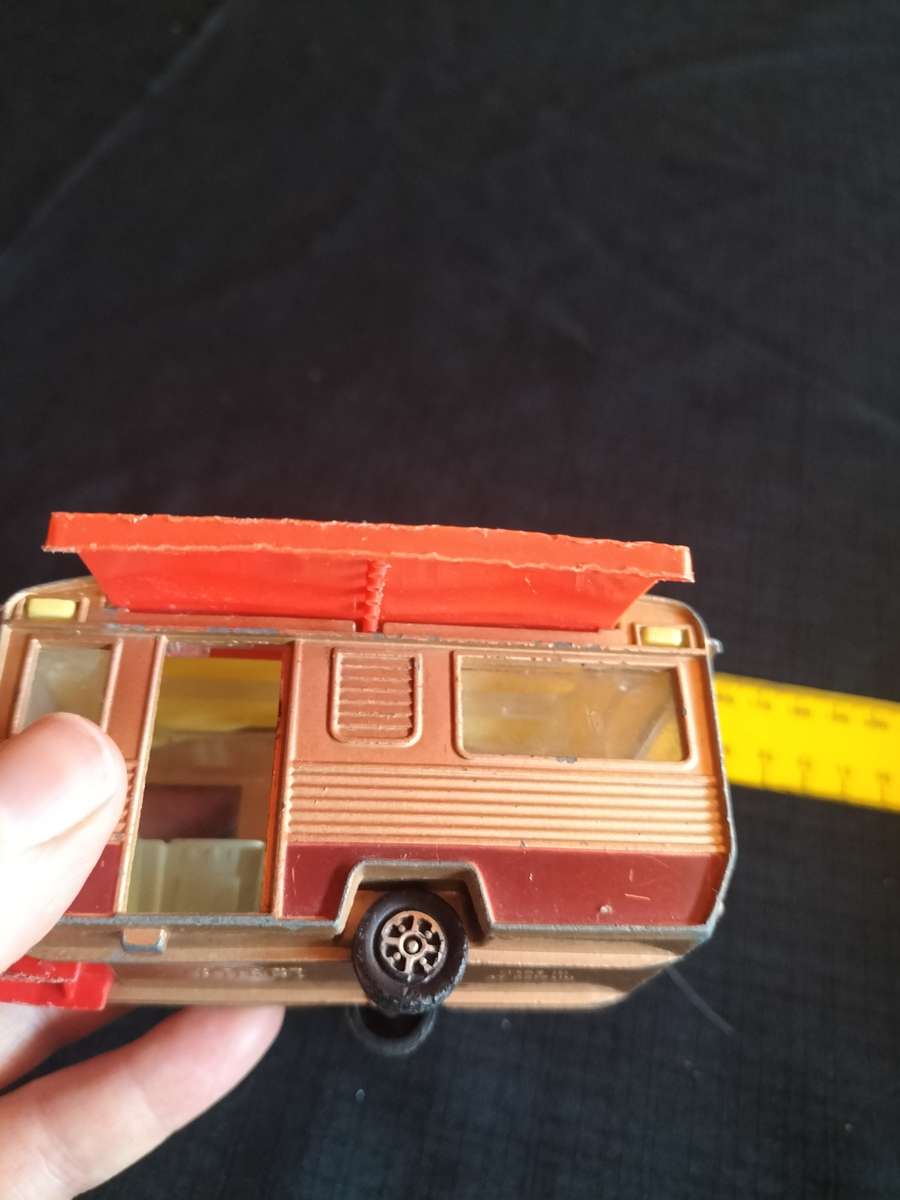 Very Rare Corgi Toys No490 Touring Caravan - Made in GT Britain -View Description