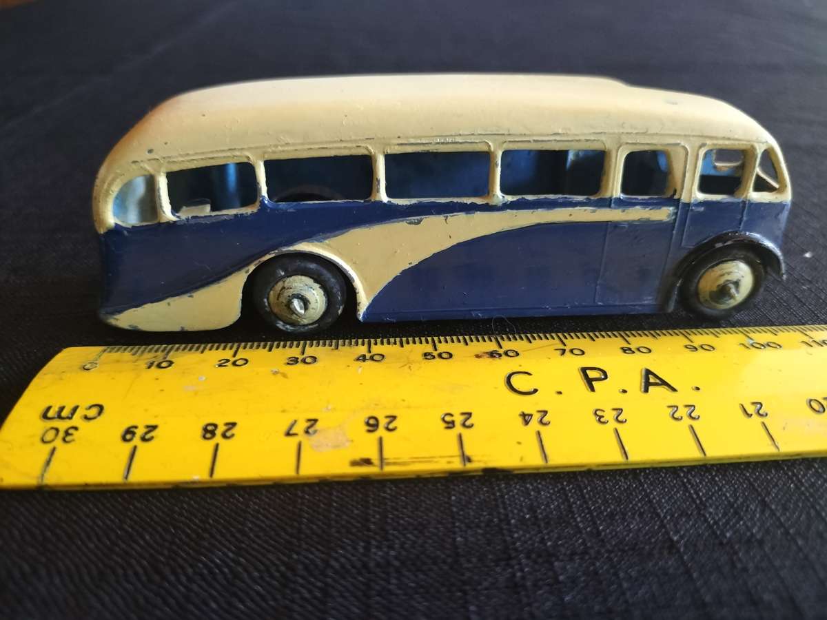 Very Rare Vintage Dinky Toys- No29E  Meccano LTD -Half Cab Coach Bus- Made in England