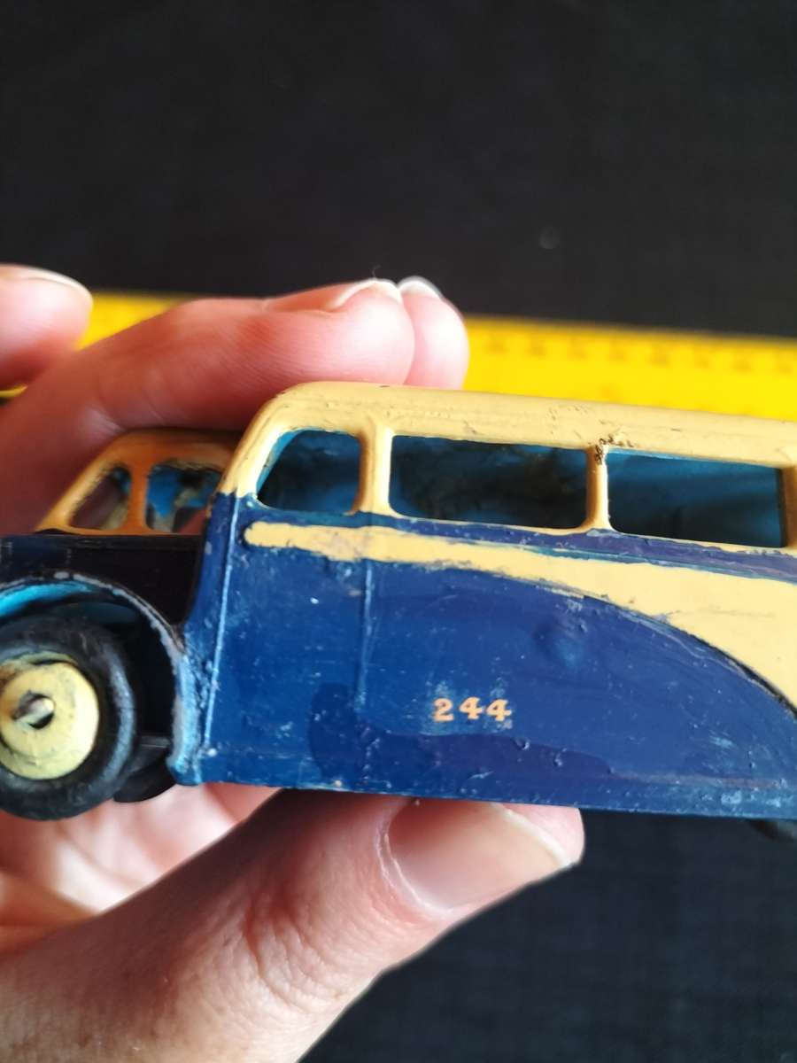 Very Rare Vintage Dinky Toys- No29E  Meccano LTD -Half Cab Coach Bus- Made in England