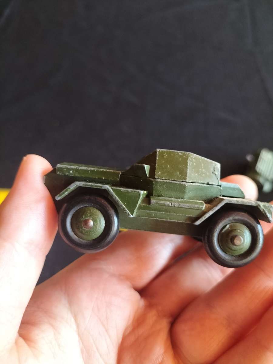 Very Rare Vintage Dinky Toys - NO673-  Meccano LTD - Army Scout Car- Made in England