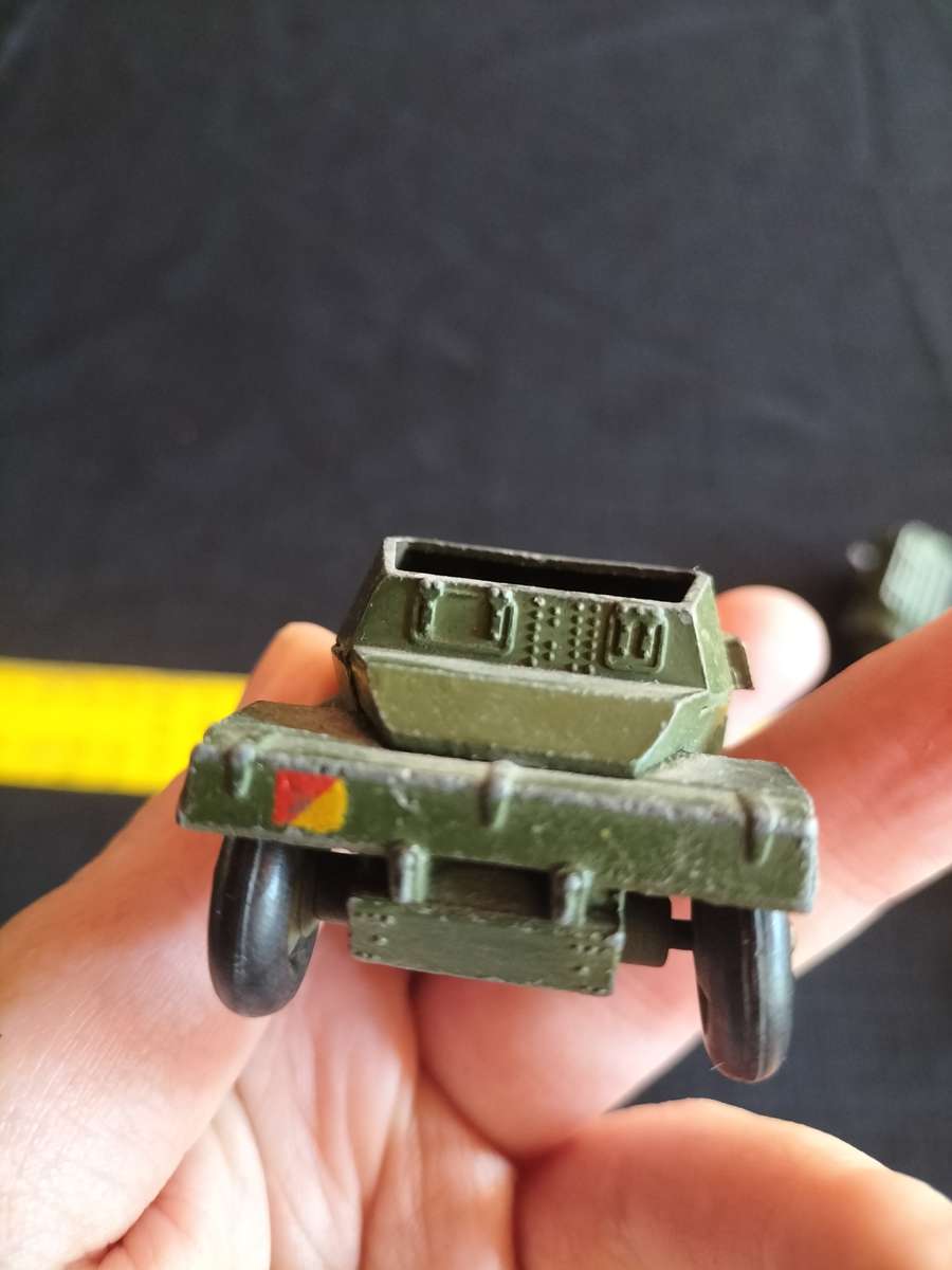 Very Rare Vintage Dinky Toys - NO673-  Meccano LTD - Army Scout Car- Made in England