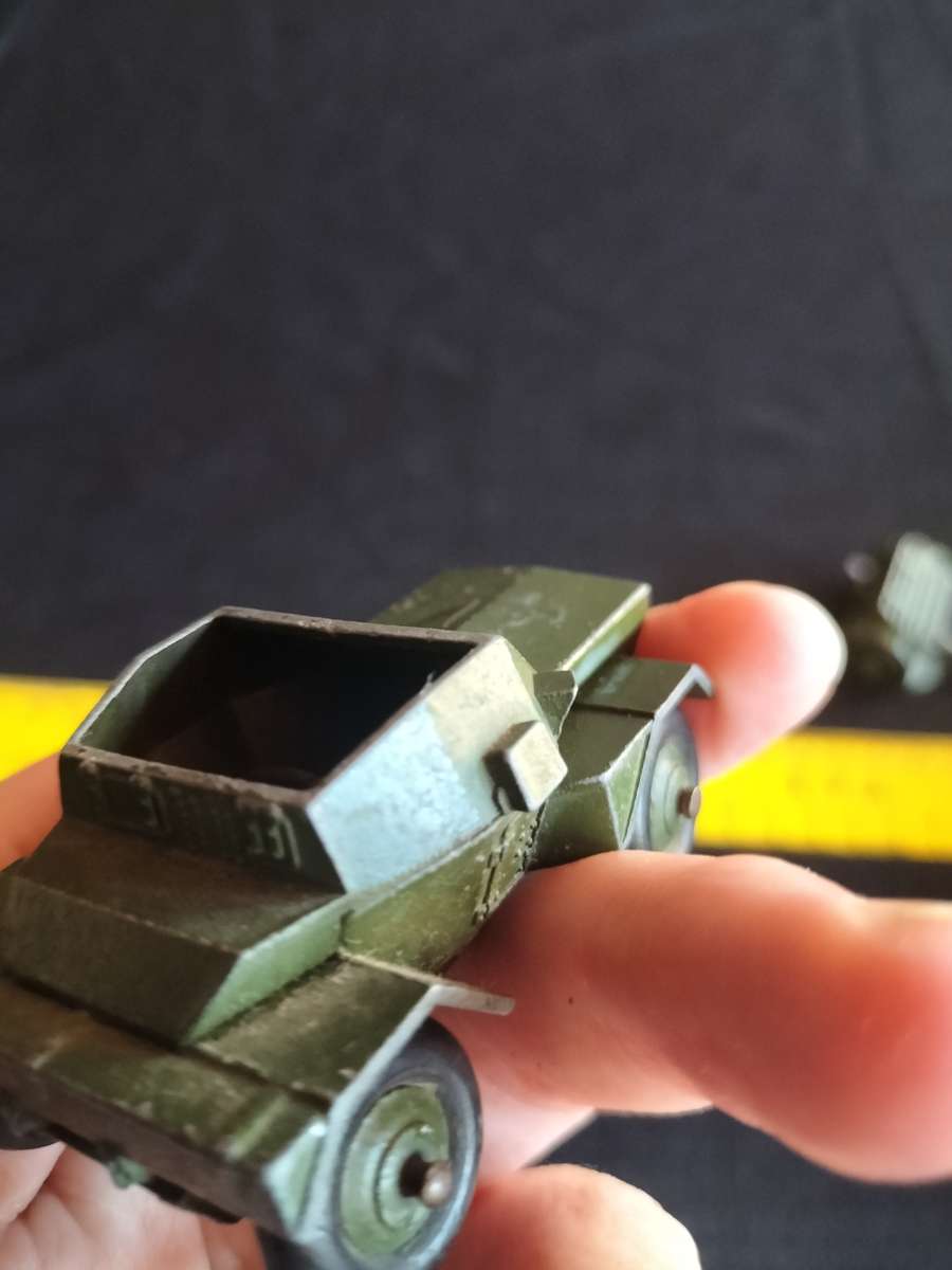 Very Rare Vintage Dinky Toys - NO673-  Meccano LTD - Army Scout Car- Made in England