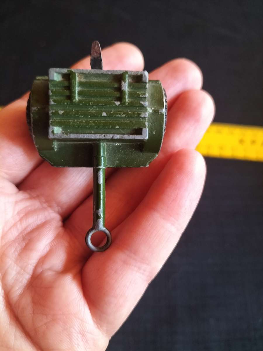 Very Rare Vintage Dinky Toys- No67 Meccano LTD -Trailer For 25 Pounder Field Gun- Made in England