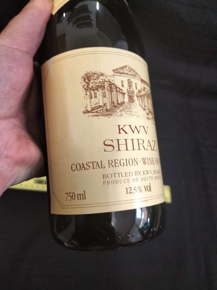 Vintage 1989 Vintage KWV Shiraz  - 750ml - Sealed - Bottled by KWV