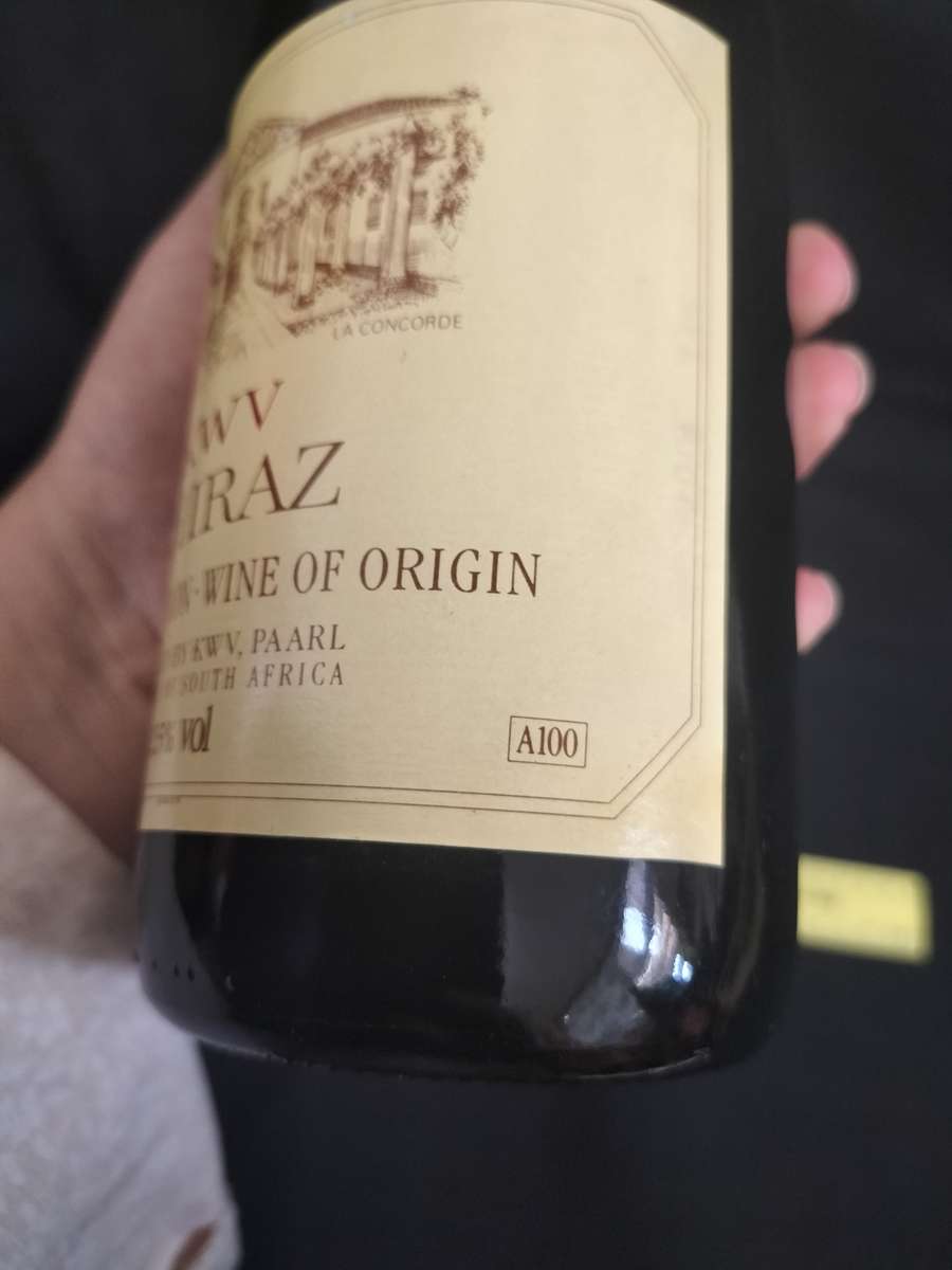 Vintage 1989 Vintage KWV Shiraz  - 750ml - Sealed - Bottled by KWV