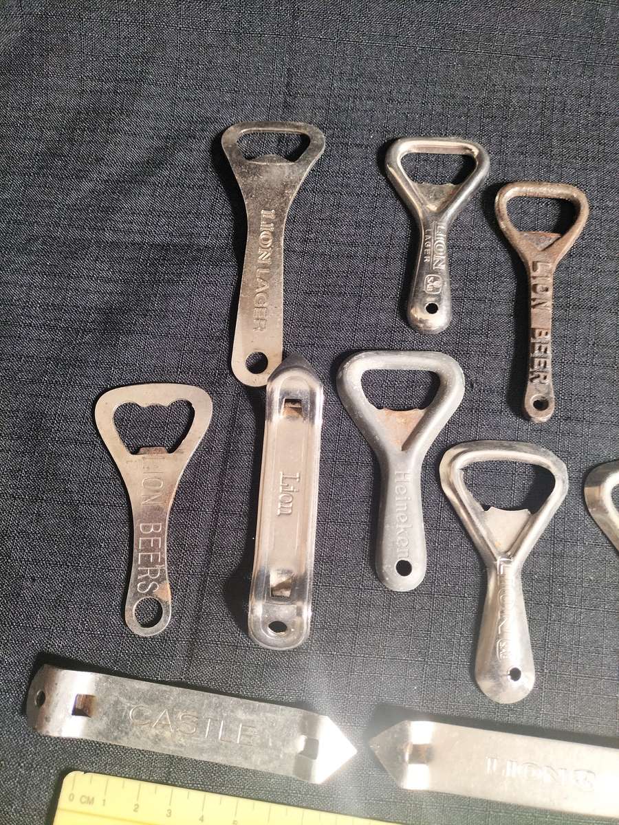 Collection of Seventeen Vintage Bottle Openers - View Description