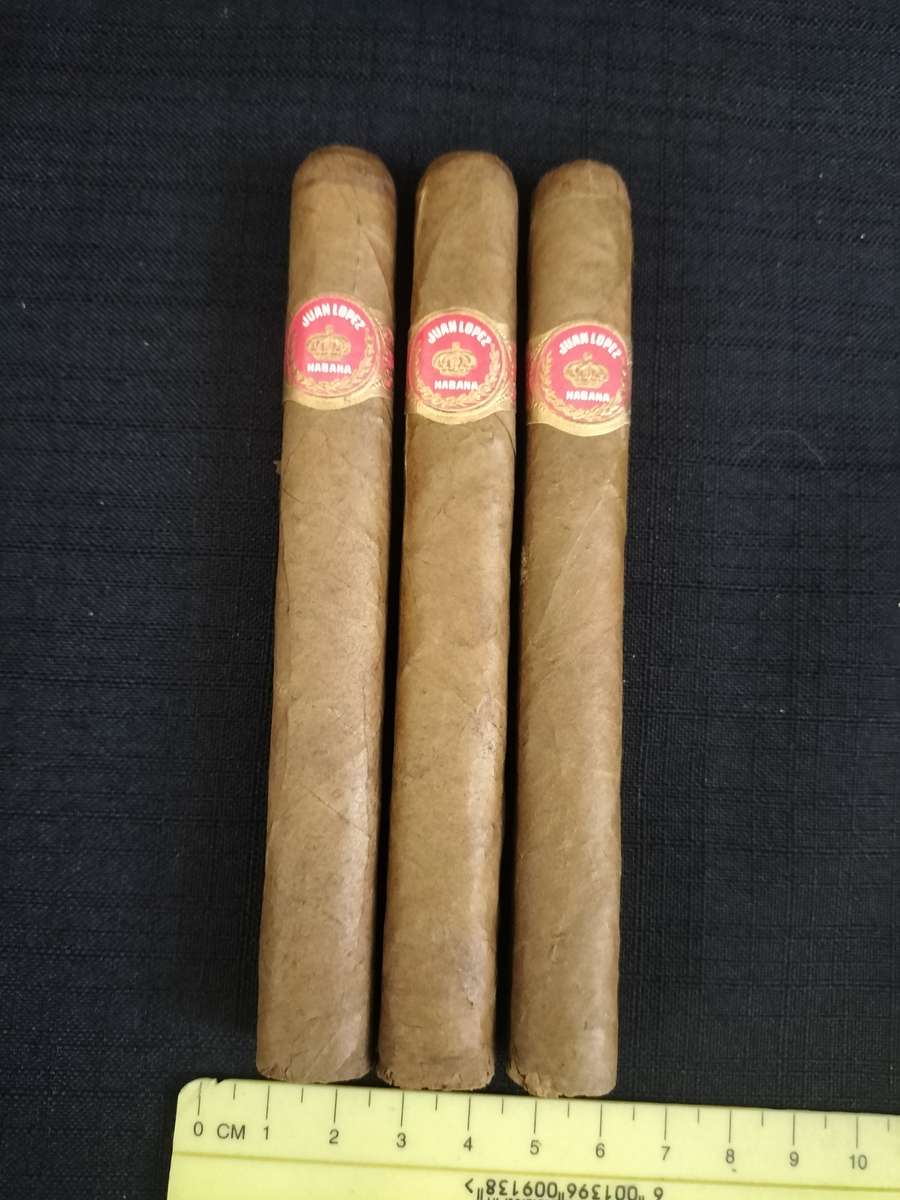 Three Juan Lopez Habana Cigars  -Made in Cuba - See Description