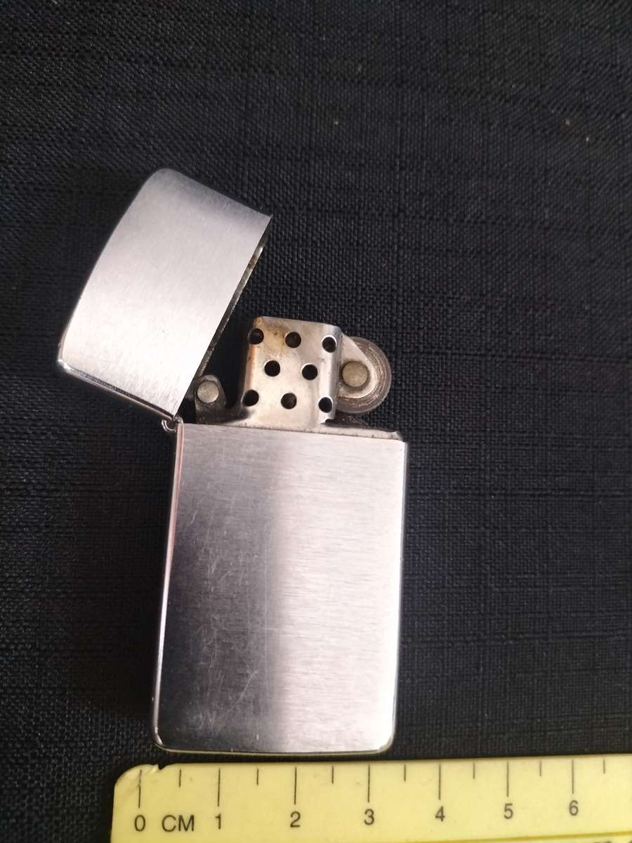 Vintage J Zippo Lighter 03 Bradford. PA- Made in USA -See Description