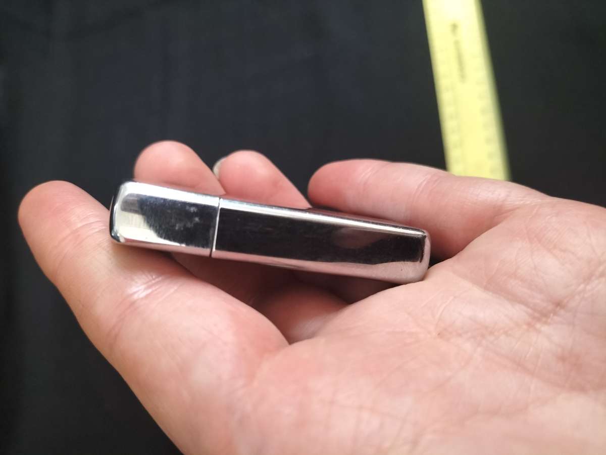 Vintage J Zippo Lighter 03 Bradford. PA- Made in USA -See Description