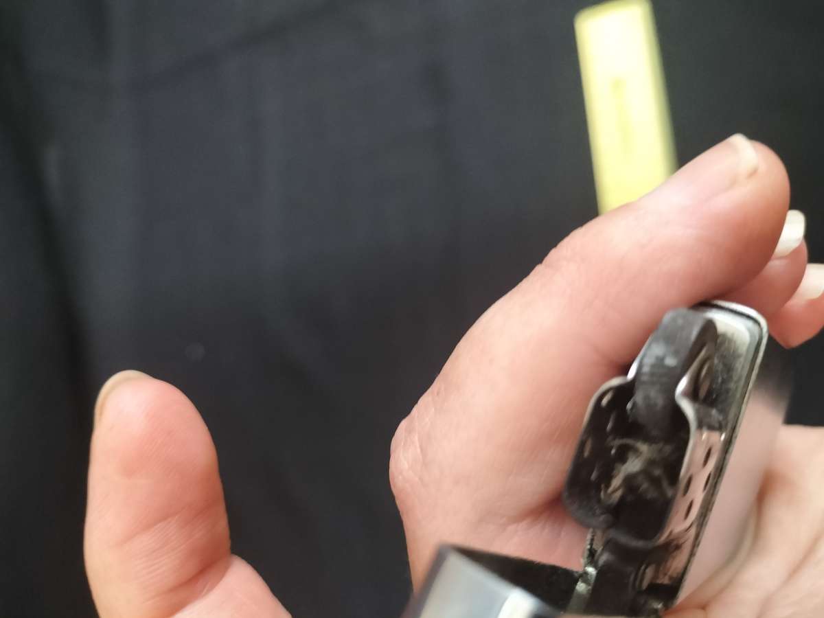 Vintage J Zippo Lighter 03 Bradford. PA- Made in USA -See Description