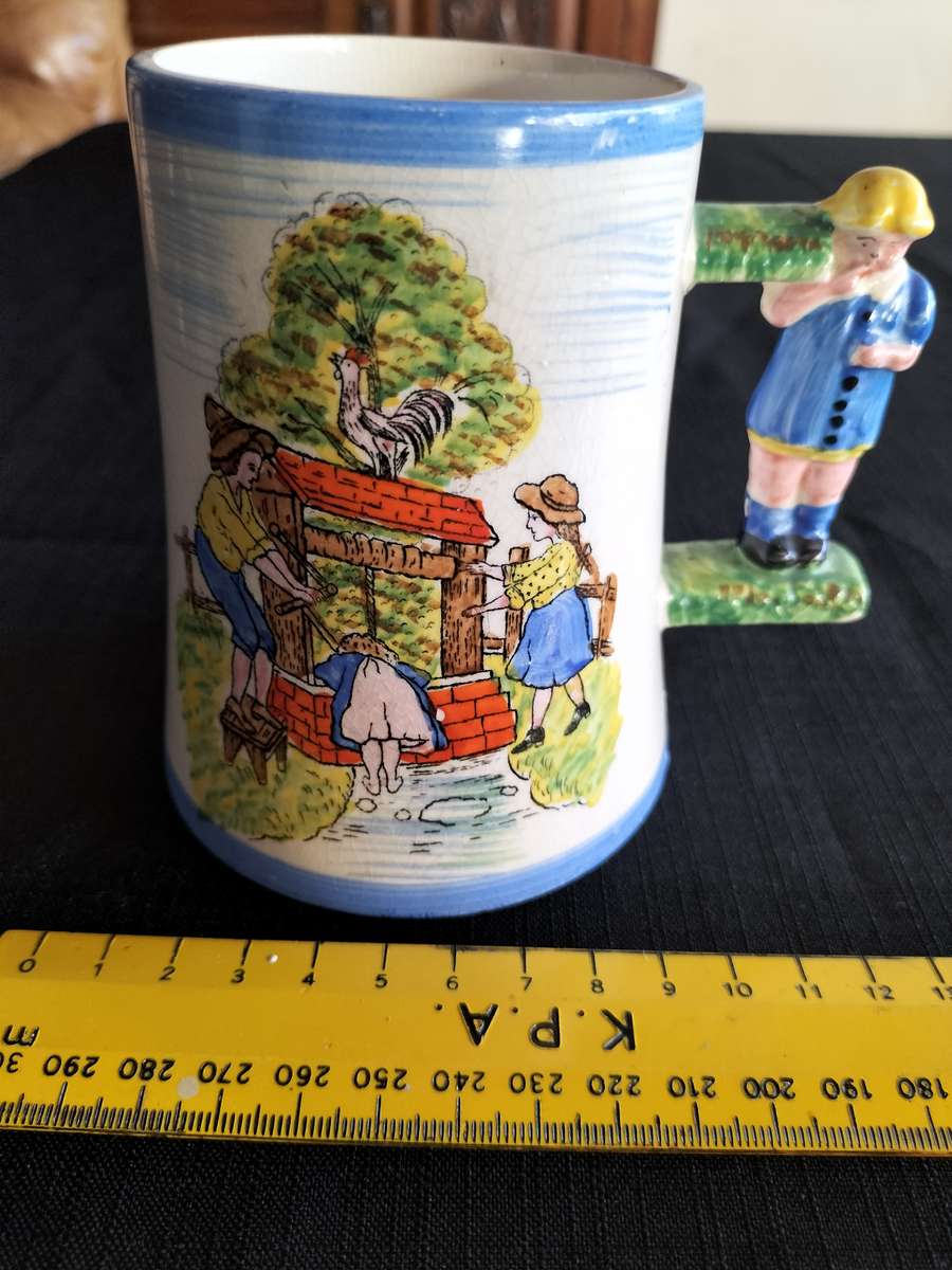 Vintage Child Mug - Royal Bradwell Arthur Wood - Made in England - Ding Dong Bell