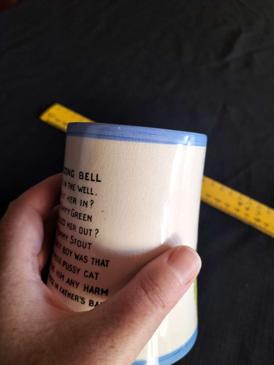 Vintage Child Mug - Royal Bradwell Arthur Wood - Made in England - Ding Dong Bell