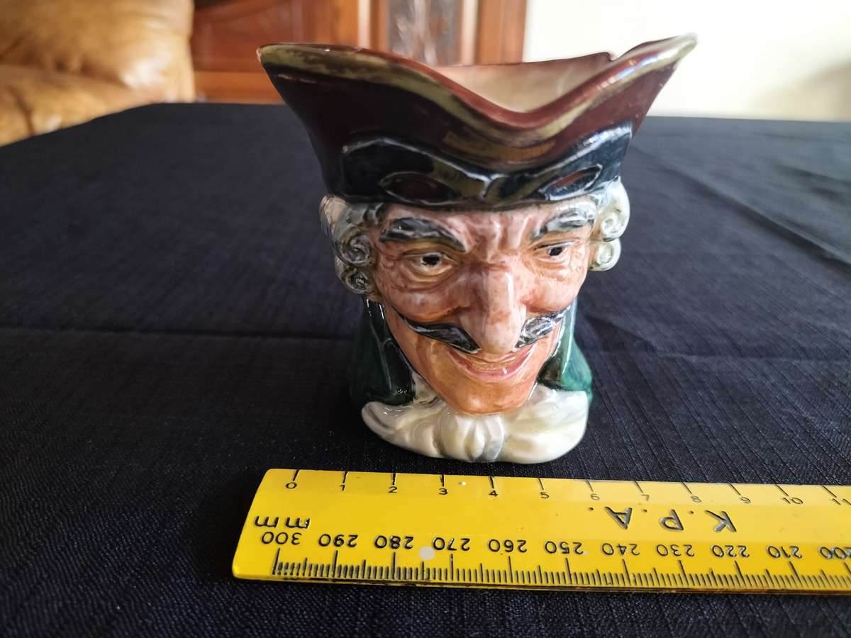 Vintage Royal Doulton Character Jug 1936- Souvenir From Bentalls H-8cm- Dick Turpin -Made in England