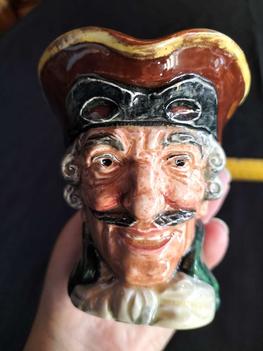 Vintage Royal Doulton Character Jug 1936- Souvenir From Bentalls H-8cm- Dick Turpin -Made in England