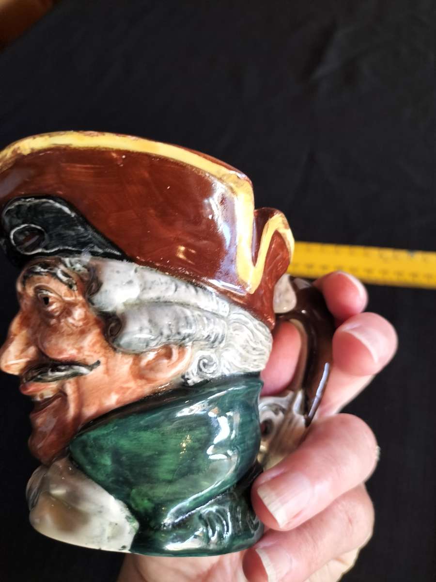 Vintage Royal Doulton Character Jug 1936- Souvenir From Bentalls H-8cm- Dick Turpin -Made in England