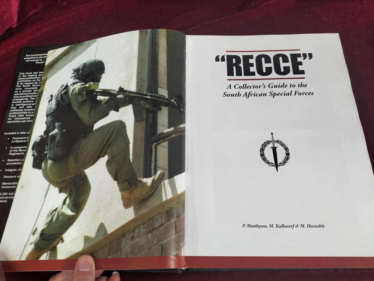 Recce -A Collector's Guide To The History Of S.A Special Forces -P Matthysen, M Kalkwarf, M Huxtable