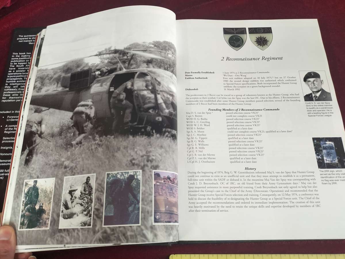 Recce -A Collector's Guide To The History Of S.A Special Forces -P Matthysen, M Kalkwarf, M Huxtable