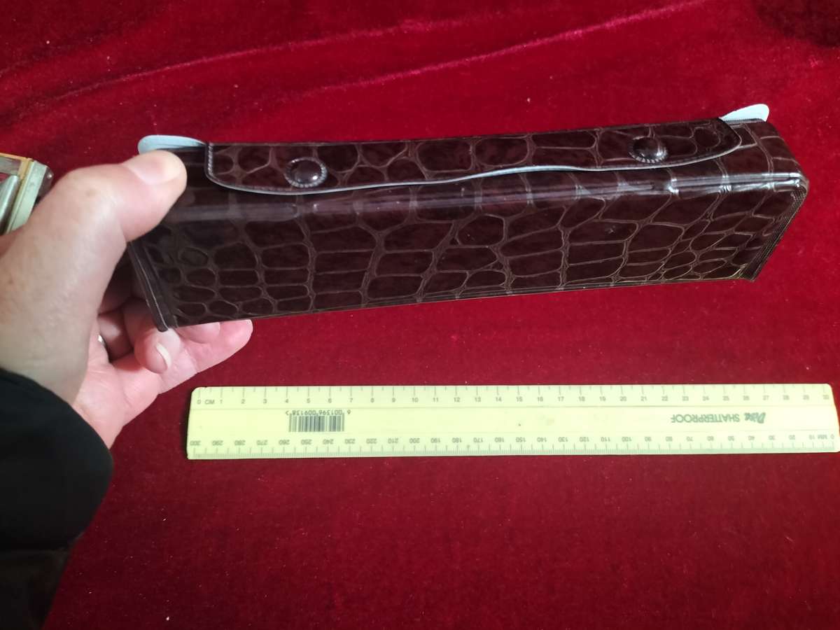 Stunning Vintage M. Hohner 64 Chromonica Harmonica In Original Case - Made in Germany