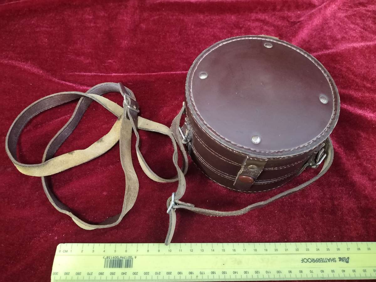 Vintage 1930 System Paulin Stockholm Precision Altimeter With Original Leather Case -Made In Sweden