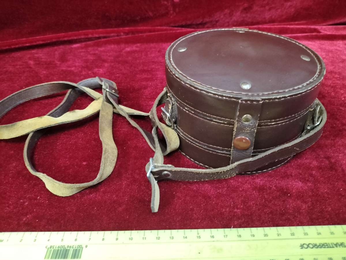 Vintage 1930 System Paulin Stockholm Precision Altimeter With Original Leather Case -Made In Sweden