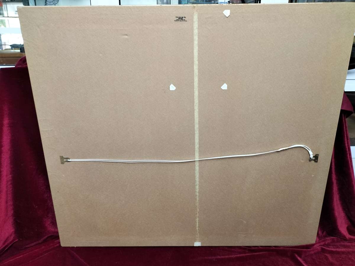 Amos Archibald Langdown Large Oil on Paper - Women Harvesting Flowers