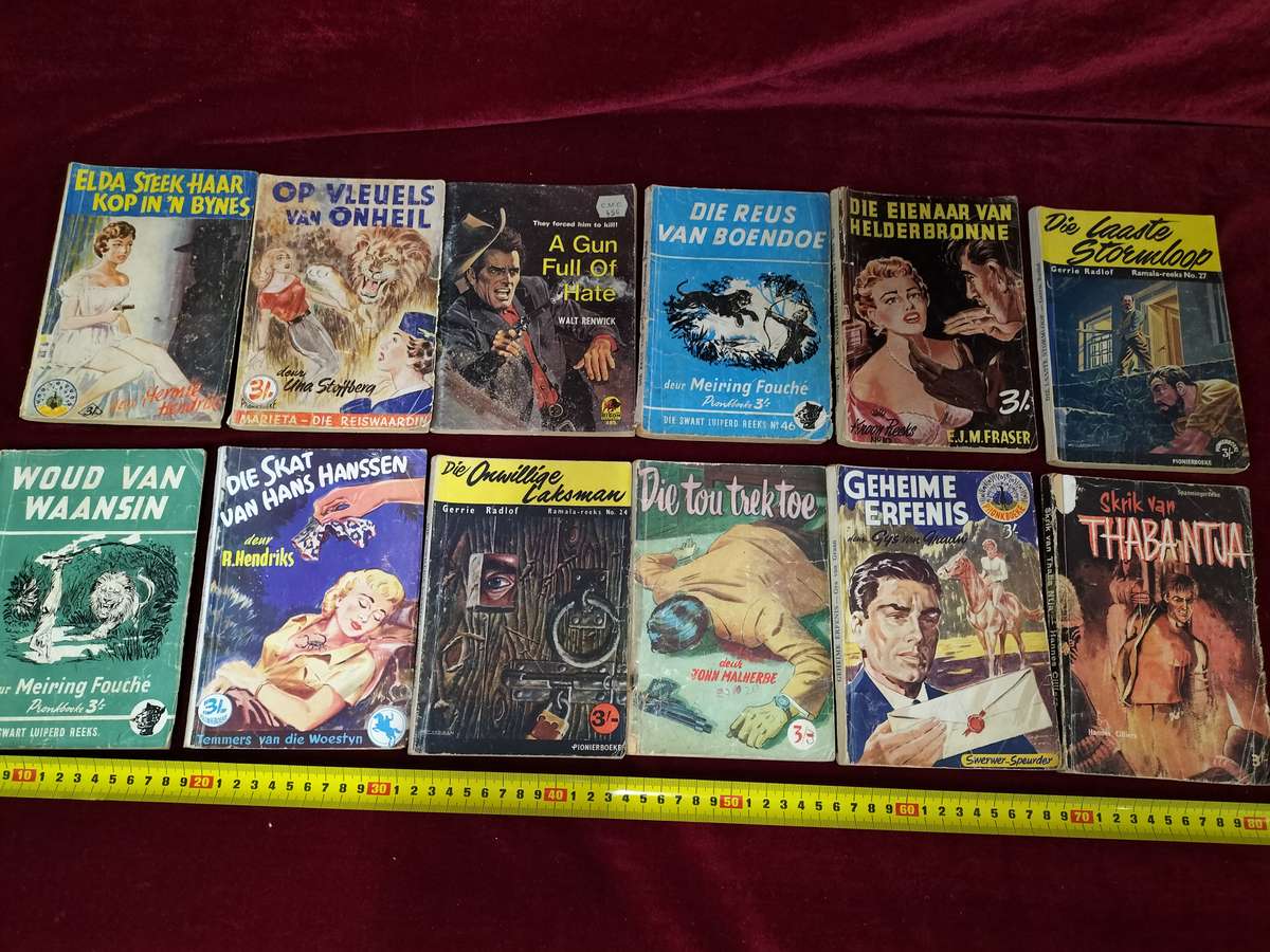 Versameling 1950's Slaphand Speuder Boekies - Sien My beskrywing