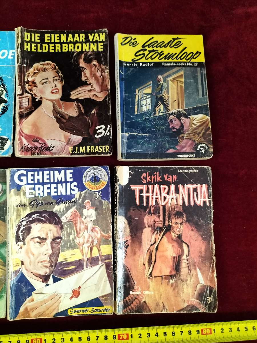 Versameling 1950's Slaphand Speuder Boekies - Sien My beskrywing