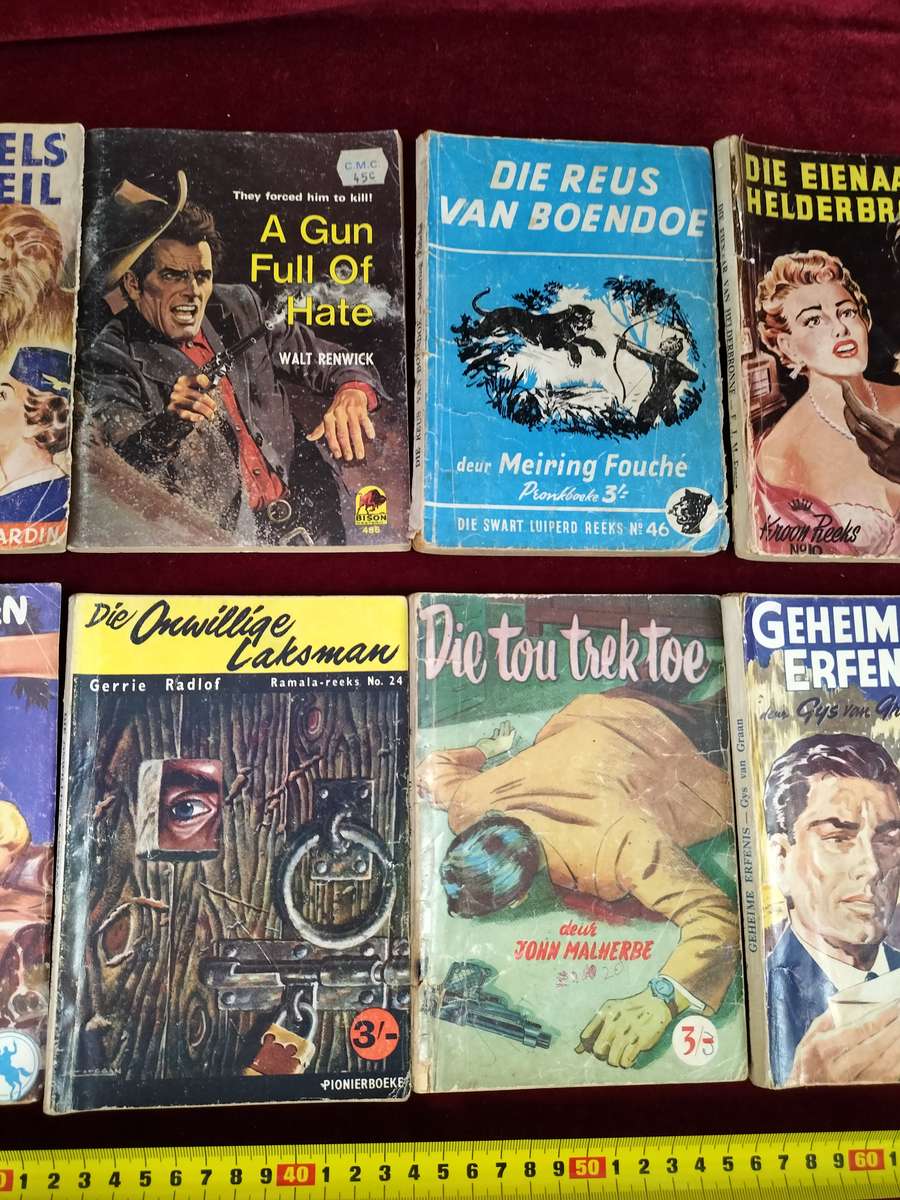 Versameling 1950's Slaphand Speuder Boekies - Sien My beskrywing