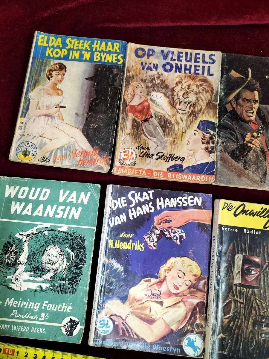 Versameling 1950's Slaphand Speuder Boekies - Sien My beskrywing