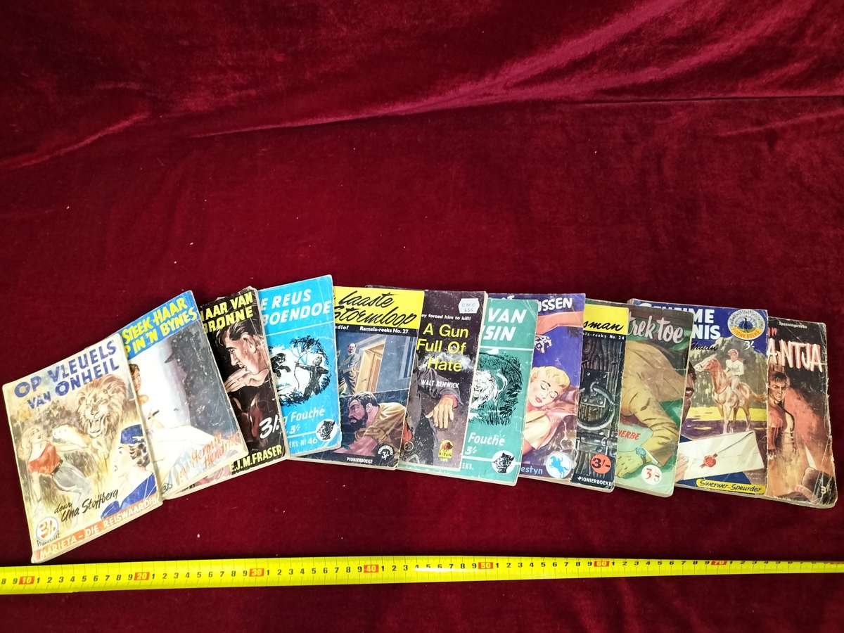 Versameling 1950's Slaphand Speuder Boekies - Sien My beskrywing
