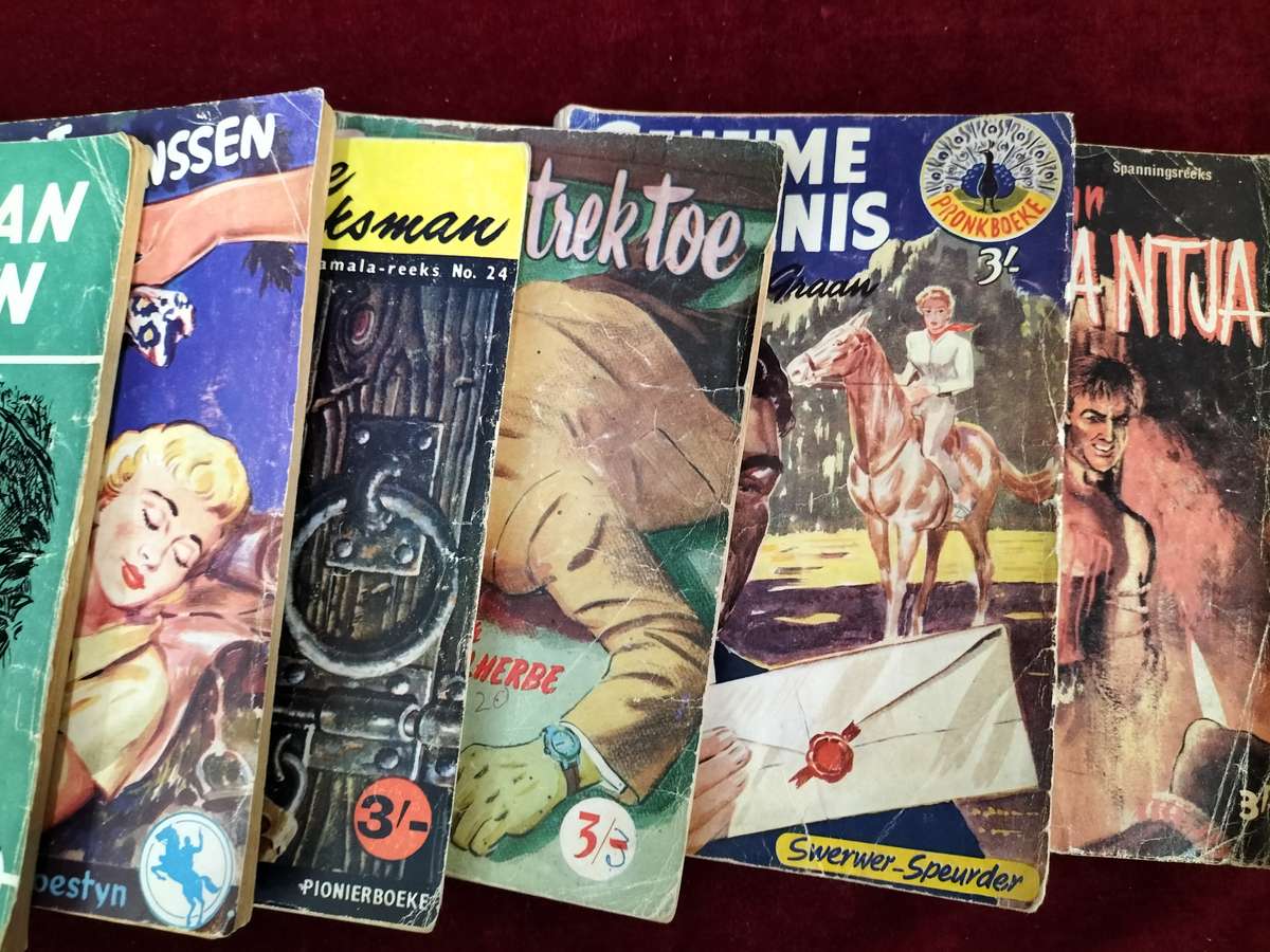 Versameling 1950's Slaphand Speuder Boekies - Sien My beskrywing