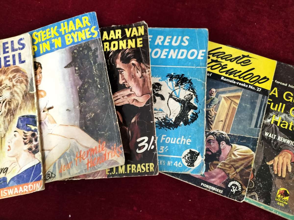 Versameling 1950's Slaphand Speuder Boekies - Sien My beskrywing