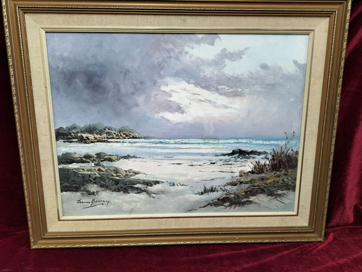 Original oil on board by SA artist Johann Bonthuys