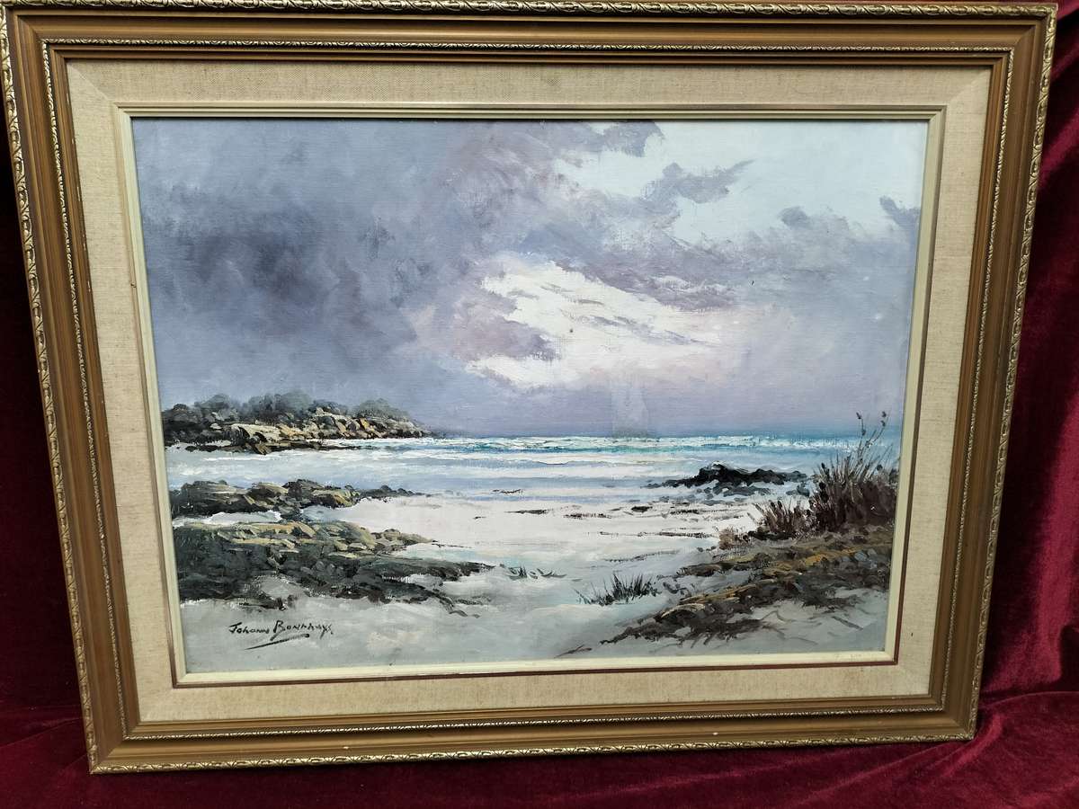 Original oil on board by SA artist Johann Bonthuys