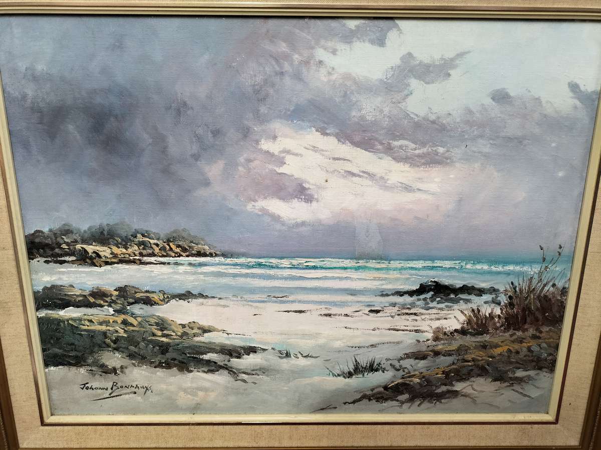 Original oil on board by SA artist Johann Bonthuys