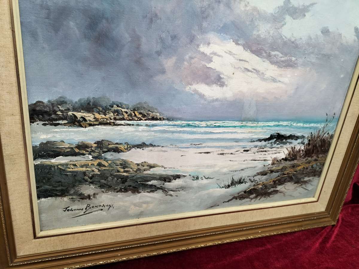Original oil on board by SA artist Johann Bonthuys
