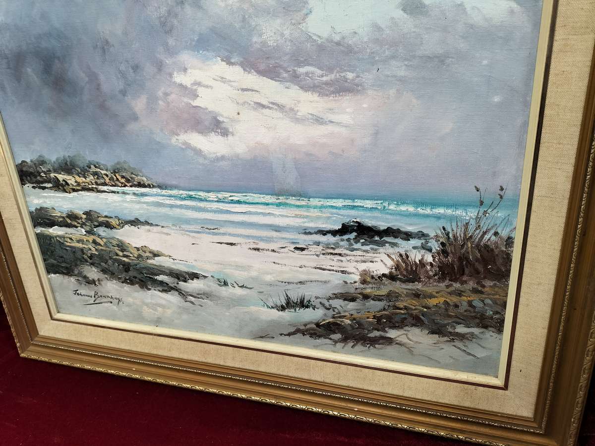 Original oil on board by SA artist Johann Bonthuys