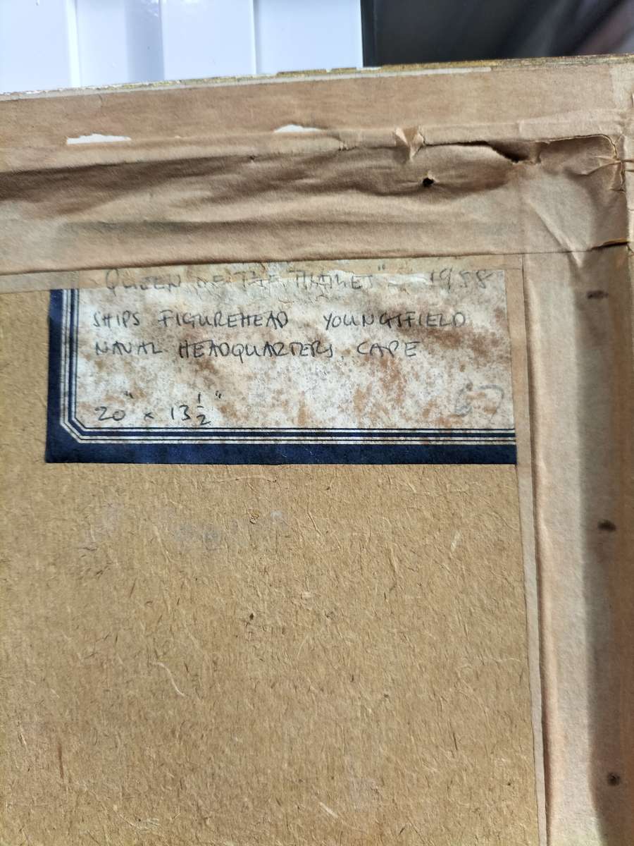 Pencil On Paper-Dorothy Kay-Irish/South African 1886-1964 Figurehead, Queen of Thames, Signed