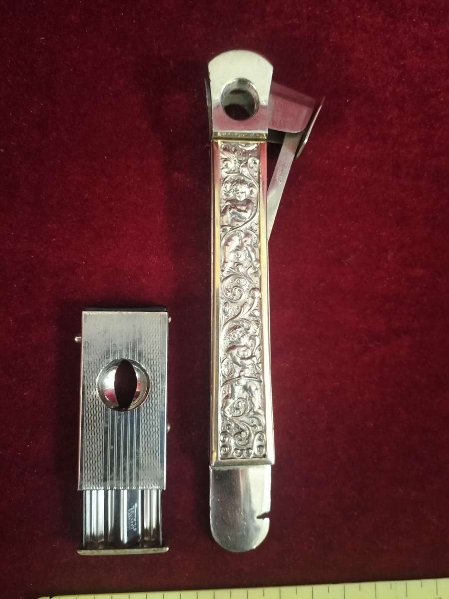 Stunning Vintage Two Donatus Solingen Cigar Cutter - Made in Germany
