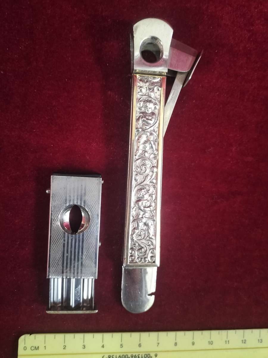 Stunning Vintage Two Donatus Solingen Cigar Cutter - Made in Germany